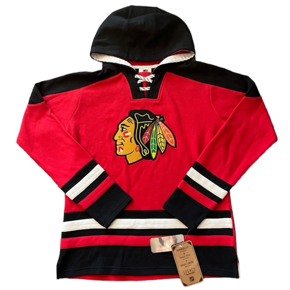 NWT Legacy Collection Chicago Blackhawks Sweatshirt - Size Youth XL